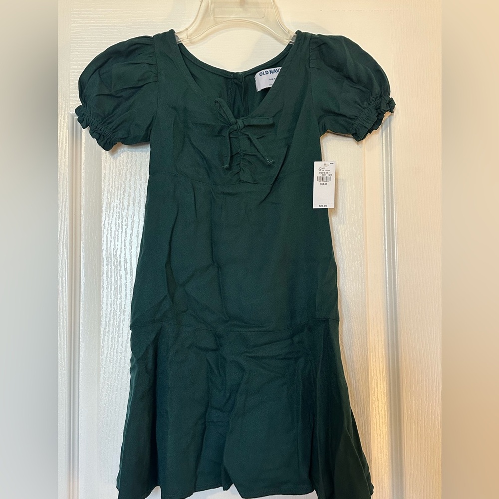 Old Navy Kids Emerald Green Casual Dress